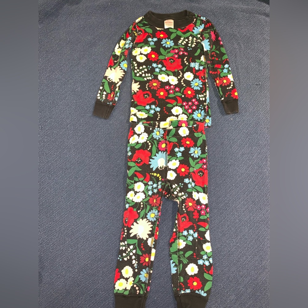 Hanna Andersson Red and Blue Pajama Set Festive Comfort